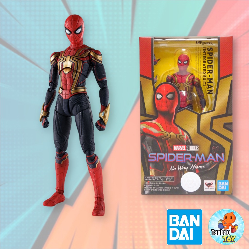 (Có sẵn- Hoả tốc) Mô Hình SHF Spider Man No Way Home Intergrated Suit S ...