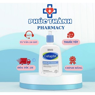 [ CHÍNH HÃNG ] Sữa Rửa Mặt Làm Sạch Dịu Nhẹ Cetaphil Gentle Skin Cleanser Chai  500ml