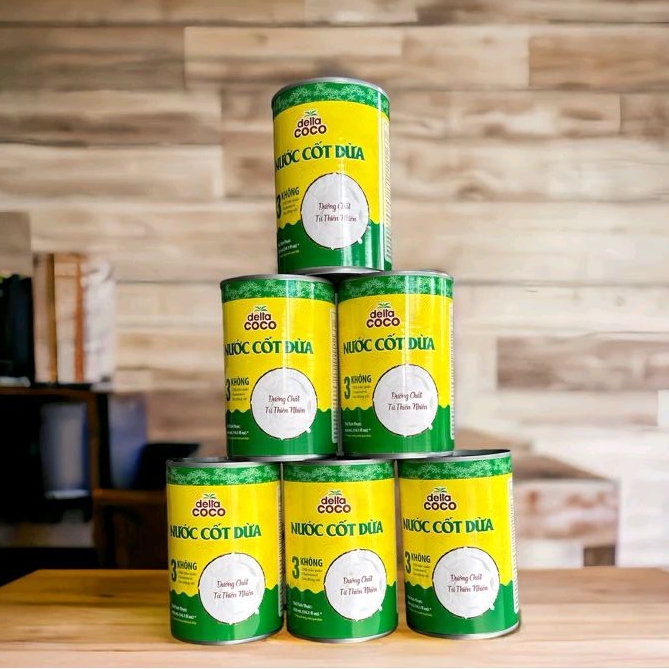 Nước Cốt Dừa Bến Tre Delta CoCo lon 400ml | Shopee Việt Nam