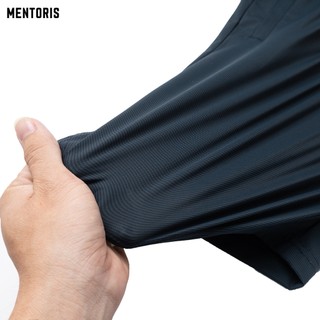Quần short thể thao nam thun lạnh MENTORIS chất vải siêu co giãn, siêu mát siêu thoáng khí MSR12