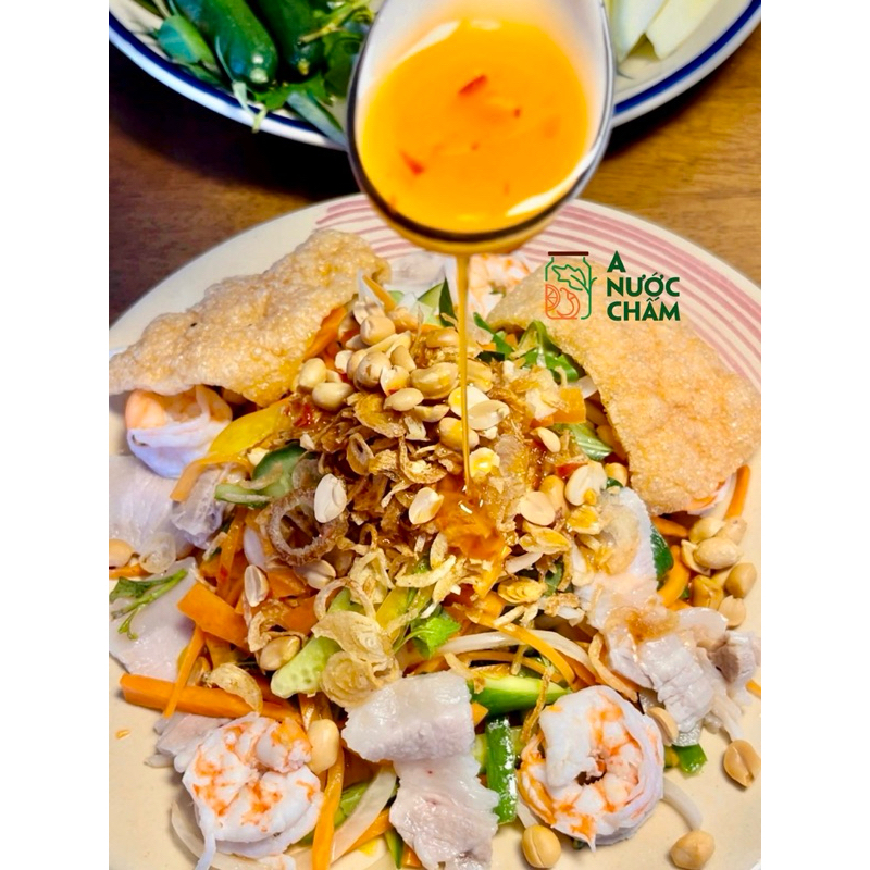 Combo 2 loại sốt trộn gỏi, nộm, chấm rau, trộn salad A Nước Chấm