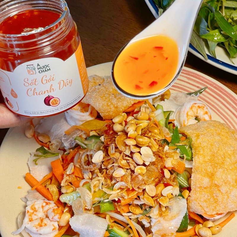 Combo 2 loại sốt trộn gỏi, nộm, chấm rau, trộn salad A Nước Chấm