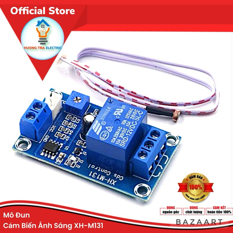 [Hàng đã kiểm tra] Mô Đun Cảm Biến Ánh Sáng XH-M131 DC 12V, 10A