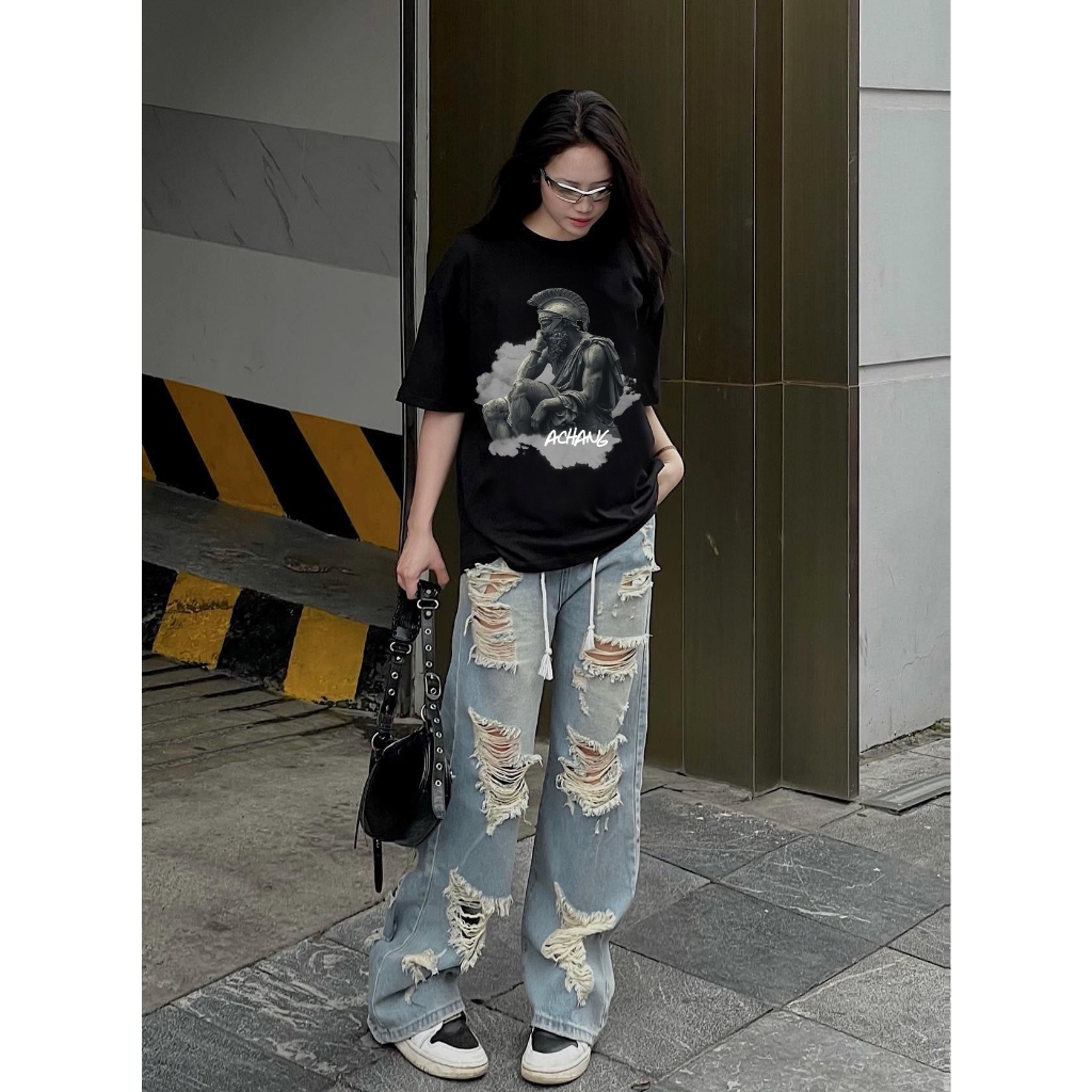Áo Thun Unisex Ancient Greece 100% Cotton  Achang Local Brand Chính Hãng