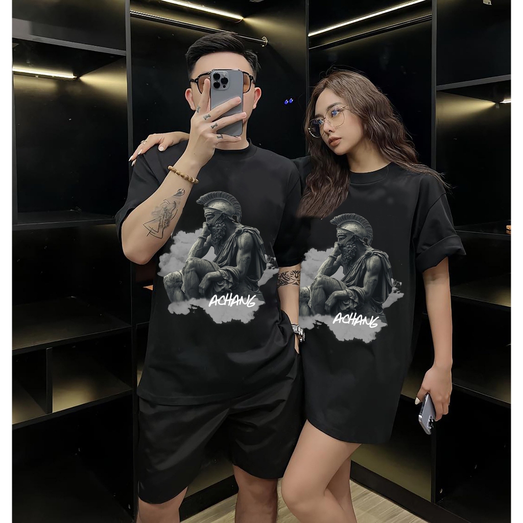 Áo Thun Unisex Ancient Greece 100% Cotton  Achang Local Brand Chính Hãng