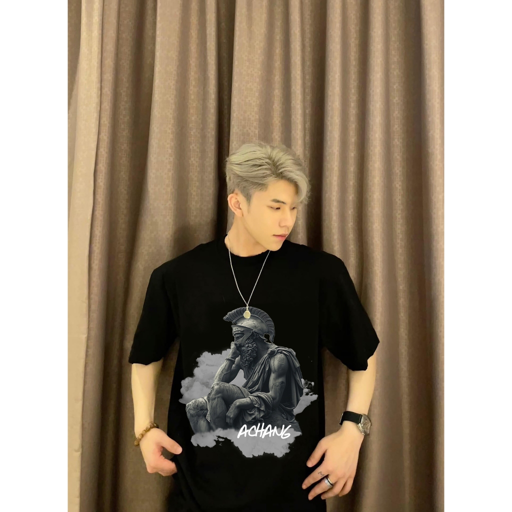 Áo Thun Unisex Ancient Greece 100% Cotton  Achang Local Brand Chính Hãng