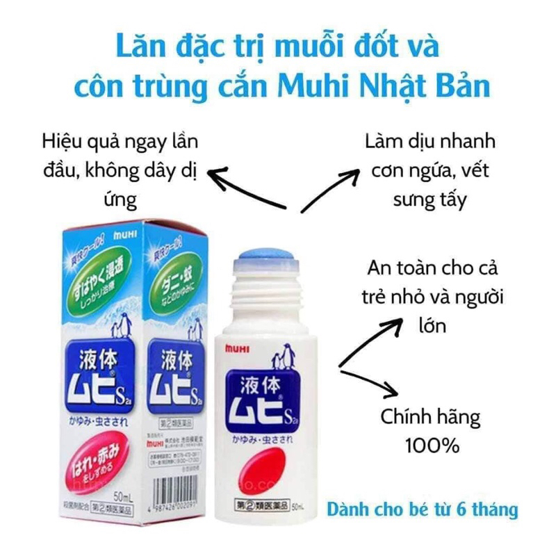 Lăn Muỗi MuHi xuất xứ Nhật