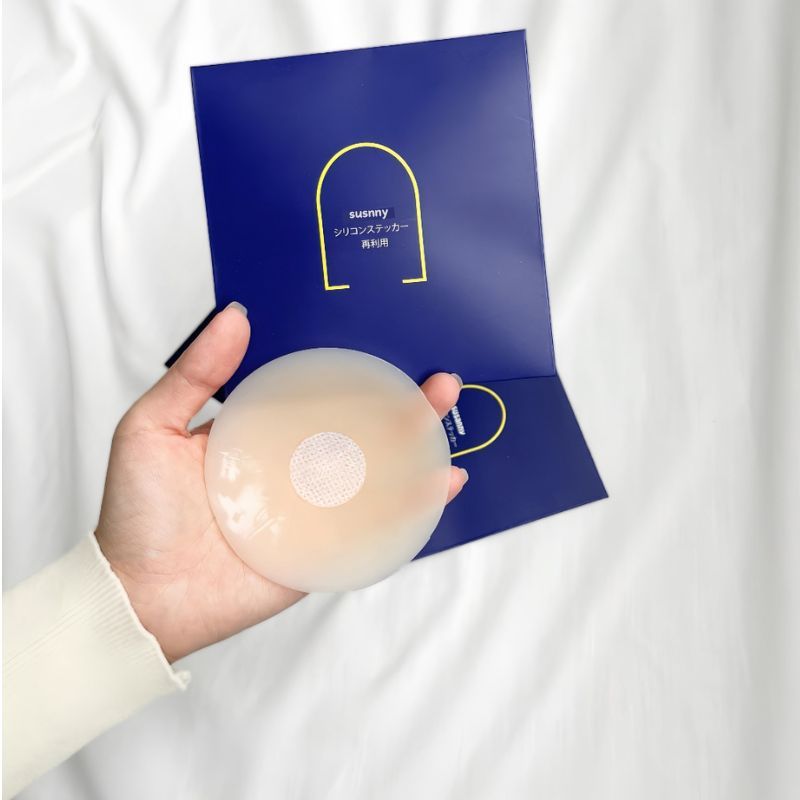 Miếng Dán Ngực Silicone cao cấp siêu mềm êm sử dụng nhiều lần D199