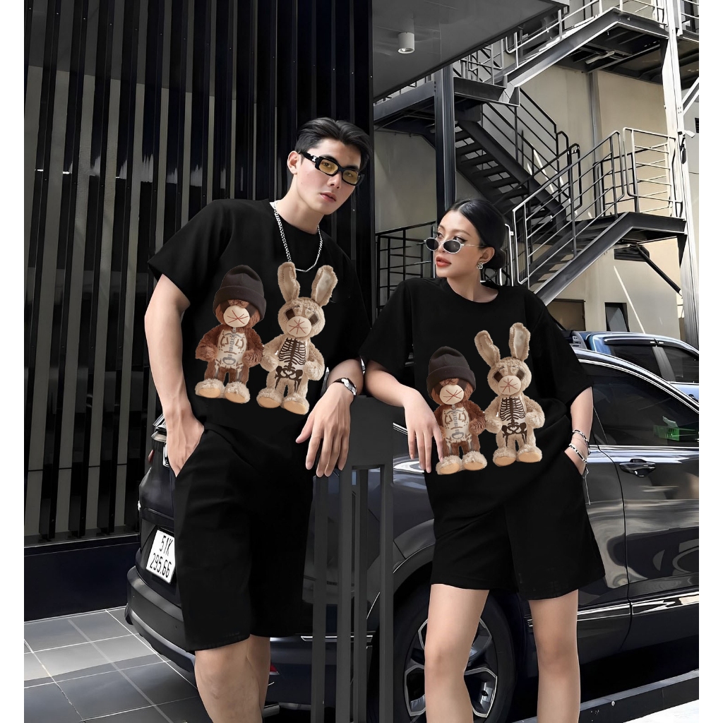 Áo Thun Unisex Rabbit Double 100% Cotton  Achang Local Brand Chính Hãng