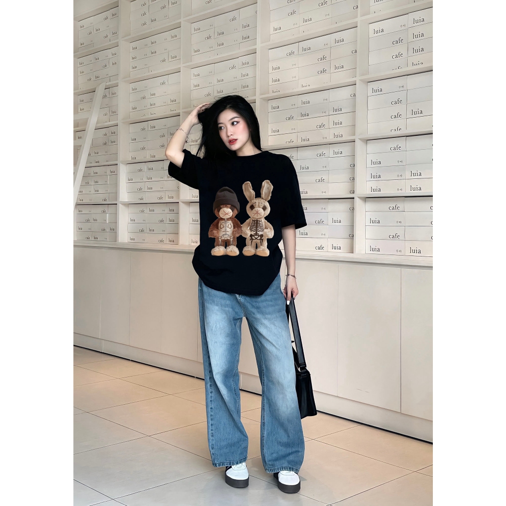 Áo Thun Unisex Rabbit Double 100% Cotton  Achang Local Brand Chính Hãng