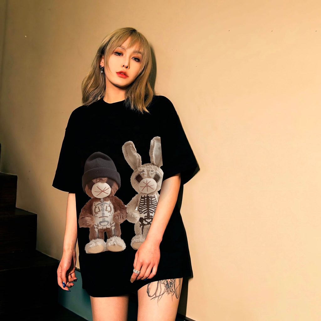 Áo Thun Unisex Rabbit Double 100% Cotton  Achang Local Brand Chính Hãng