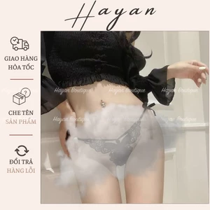 HT043 Quần lót ren con bướm dây buộc hông gợi cảm, quần nữ sexy ren mềm mại HT043