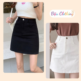 Chân váy bigszie chất kaki dáng chữ A dày dặn có quần bảo hộ lưng cao sành điệu lên chuẩn form tôn dáng CV11