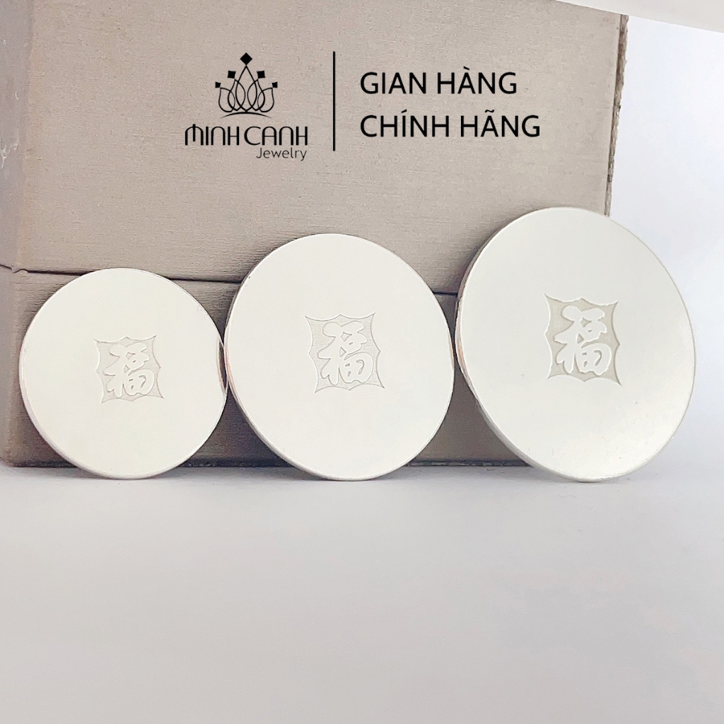 Ảnh Đồng Xu Bạc Đánh Gió, Đánh Cảm, Cạo Gió Bằng Bạc Nguyên Chất Thương Hiệu Minh Canh Jewelry 1