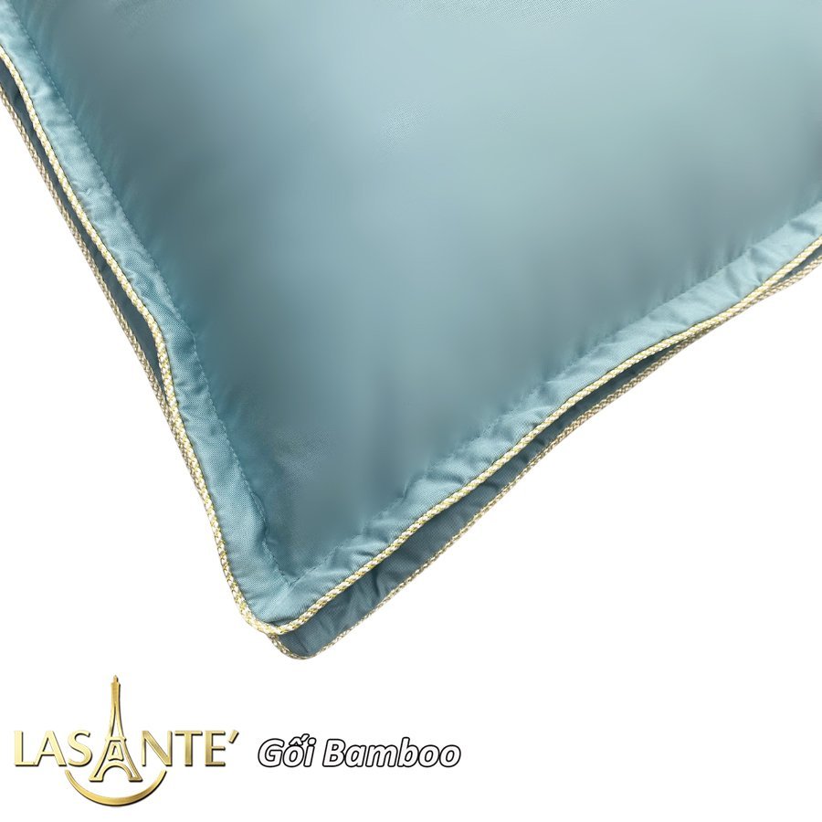 Ảnh Gối Ngủ Bông Lông Vũ Bamboo Lasante Cao Cấp Êm Ái, Thư Giãn Giúp Ngủ Ngon 4