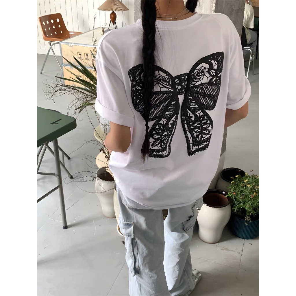 [Tặng Kèm Bow Tie Korea] Áo Thun Nơ Lụa Cao Cấp Cotton Premium Co Giãn 2 Chiều Thấm Hút Mồ Hôi APNO2
