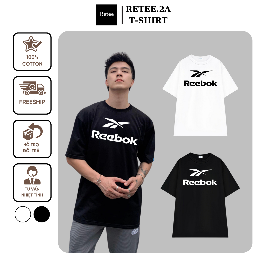Áo Thun Tay Lỡ Reebok, Phong Cách Thể Thao Năng Động, Chất Liệu 100% ...