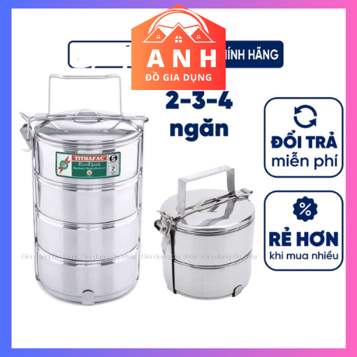Cà mên inox (cặp lồng) đựng cơm văn phòng 2 tầng, 3 tầng, 4 tầng mẫu ...