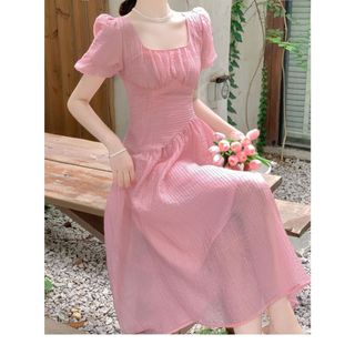 Váy dáng dài KYE chất liệu voan xếp li Bella dress