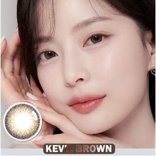 SIHY – Kính áp tròng, Lens [CẬN] Kevil Brown màu nâu, độ cận 0 đến 6 độ, xuất xứ từ Hàn Quốc