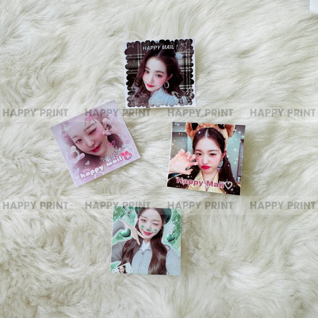 Set 30cái sticker tem niêm phong WONYOUNG IVE dễ thương, xinh xắn, kpop