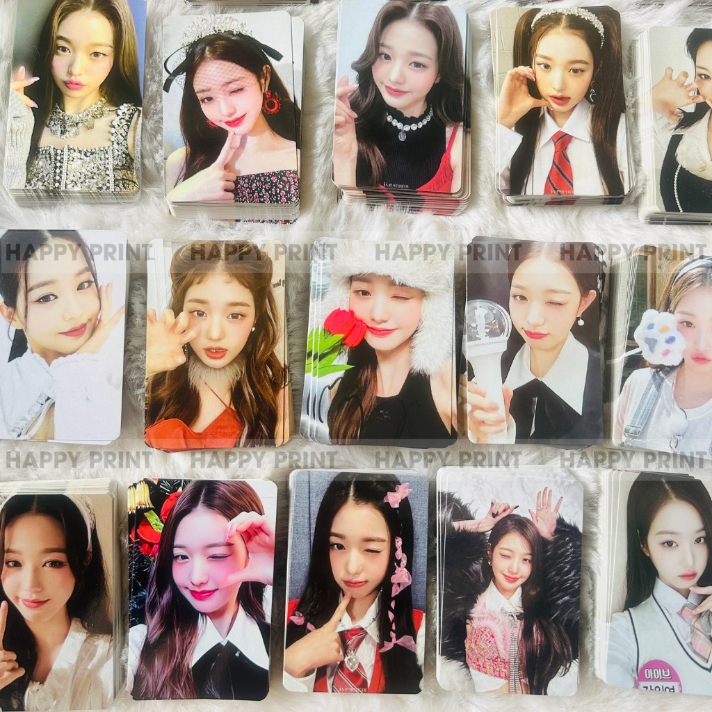 [CARD LOMO MUA 3 TẶNG 1] WONYOUNG - WY tulip, pob, tiểu thư, vương miệng, card lomo unoff wonyoung, wony, wy