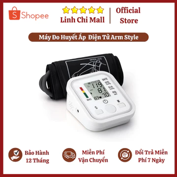 Máy Đo Huyết Áp Nhịp Tim Điện Tử Arm Style tự động chuẩn xác 100%- Công Nghệ Tự Động Thông Minh.