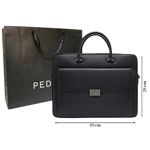 Cặp nam công sở Pedr đi làm văn phòng đựng vừa laptop 15inch kèm dây ...