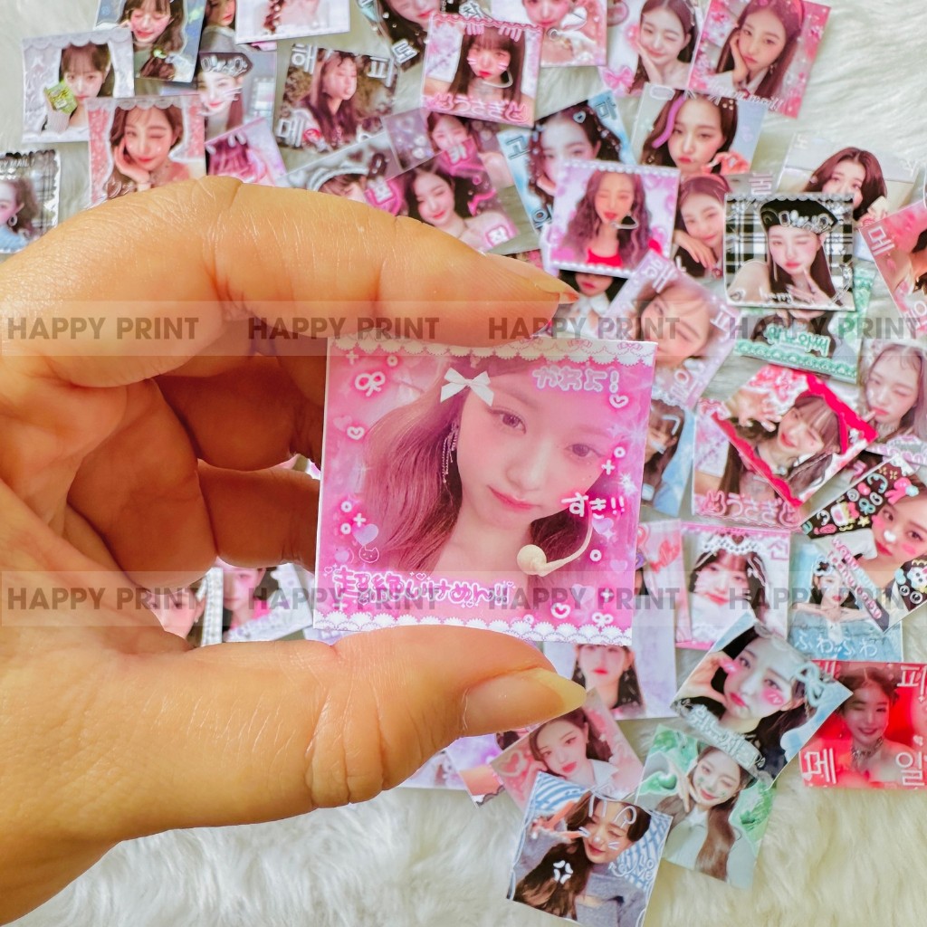 Set 30cái sticker tem niêm phong WONYOUNG IVE dễ thương, xinh xắn, kpop