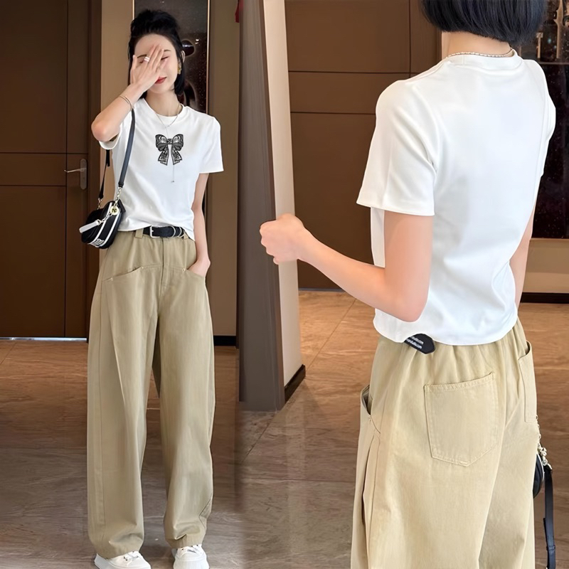 [Vải Cotton 250Gsm] Áo Baby Tee Nơ UNIM CLUB Cute Hottrend Y2K Nhiều Màu Vải Cotton Cao Cấp Mềm Mịn Thoáng Mát - BT8
