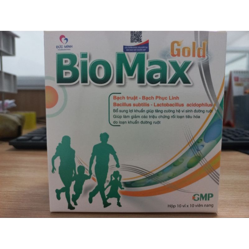 Men vi sinh BioMax[CHÍNH HÃNG], Hộp 10 vỉ x 10 viên nang | Shopee Việt Nam
