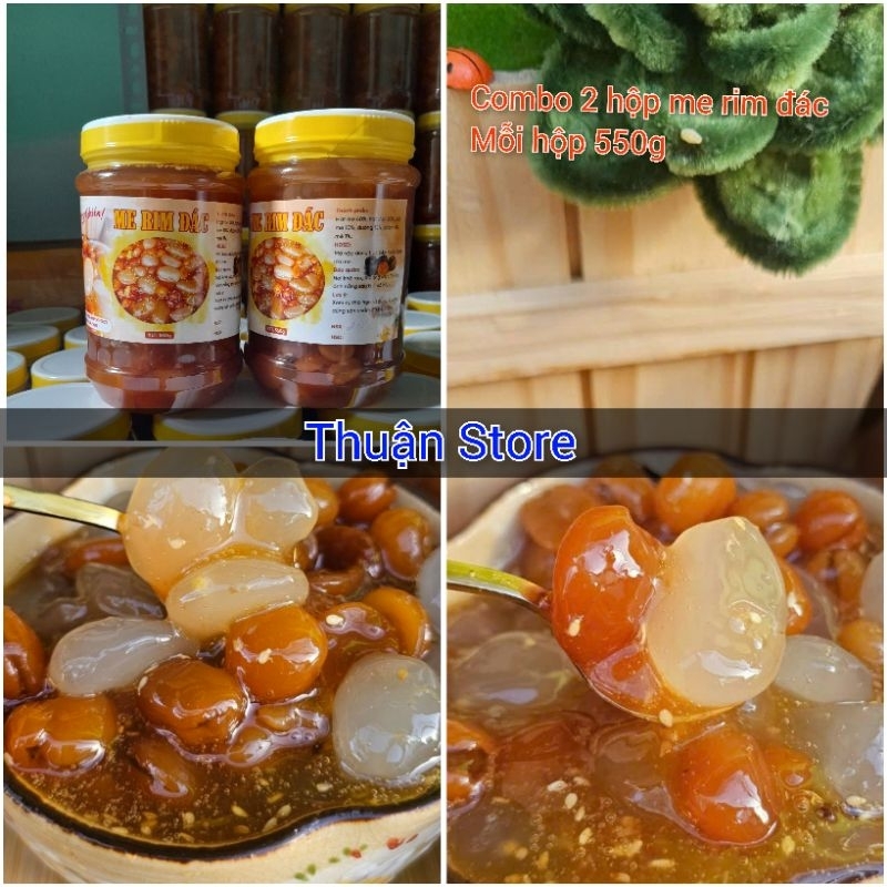 Sale Combo 2 hủ Me Rim Đác Trọng lượng 1,1kg - topping hạt đác dẻo ngon ...