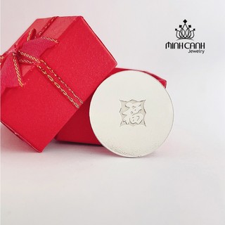 Đồng Xu Bạc Đánh Gió, Đánh Cảm, Cạo Gió Bằng Bạc Nguyên Chất Thương Hiệu Minh Canh Jewelry