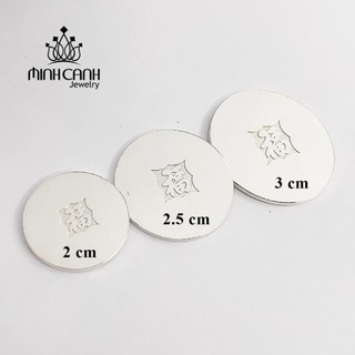 Đồng Xu Bạc Đánh Gió, Đánh Cảm, Cạo Gió Bằng Bạc Nguyên Chất Thương Hiệu Minh Canh Jewelry