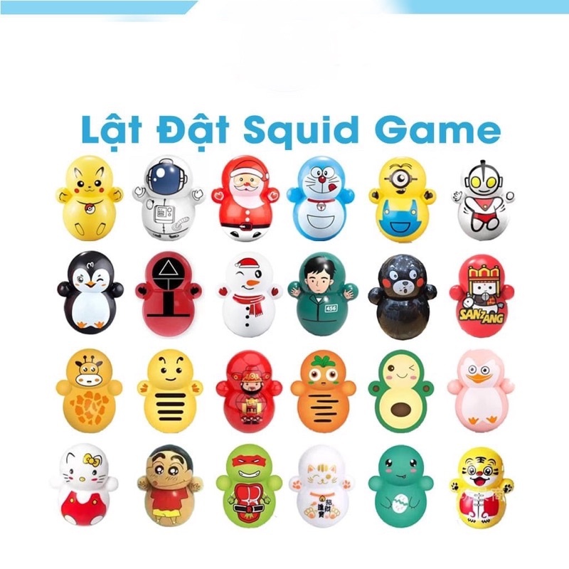 Combo 50 con lật đật mini nhiều mẫu cho bé lật đật giá rẻ quà tặng 1k Đồ Chơi Lật Đật Cho Bé Vui Nhộn Giá Rẻ -PUPU HOUSE