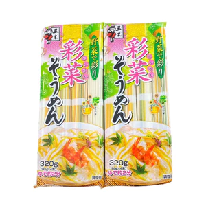 Mì Ăn Dặm Somen Ngũ Sắc Cho Bé 320g Mì Rau Củ