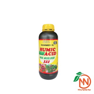 Humic 322 GrowMore Chai 1 Lít - Bật Mầm, Sạch Giá Thể, Tốt Cây