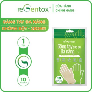 [KHÔNG BỘT] Găng Tay Cao Su Đa Năng REGENTOX5 Đôi/Túi Cao Su Tự Nhiên Dày Dặn Bền Dai Chống Trơn Trượt Ôm Tay