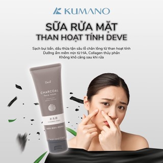 Sữa Rửa Mặt Than Hoạt Tính Deve Sumi Face Wash (170g)