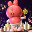 Đồ Chơi Thỏ Nhảy Múa BỐ KHỦNG LONG Robot Nhảy Múa Con Thỏ Thỏ Nhún Nhảy Thỏ Biết Nhảy Múa Thỏ Cầm Hoa