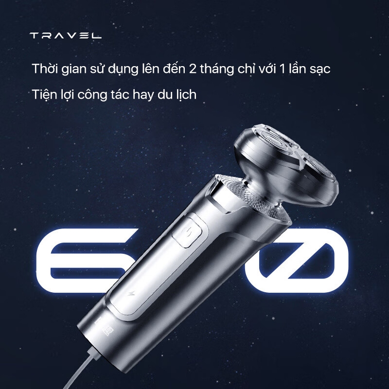 Ảnh Máy cạo râu Enchen X2 chống nước IPX7, đầu dao 3D lưỡi dao tự mài, pin dùng đến 60 ngày - BH 6 tháng 4