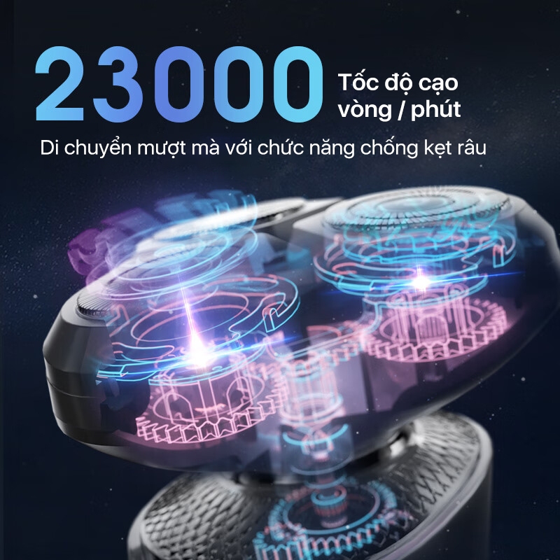 Ảnh Máy cạo râu Enchen X2 chống nước IPX7, đầu dao 3D lưỡi dao tự mài, pin dùng đến 60 ngày - BH 6 tháng 2