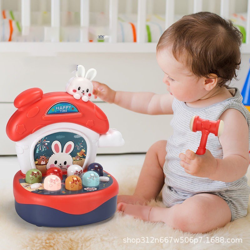 Đồ Chơi Trẻ Em Bộ Đập Chuột Đập Bò Phát Tiếng Kêu Cho Bé Trai Bé Gái Giúp Bé Phát Triển Não Bộ - PUPU HOUSE