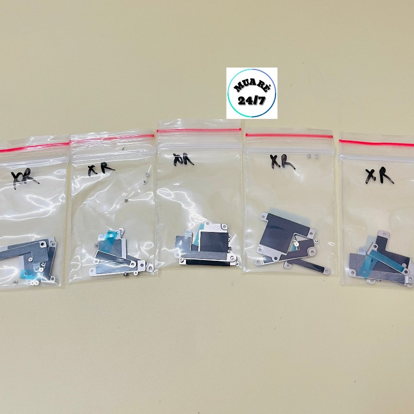 Bộ nẹp màn hình và nẹp pin (kèm ốc nẹp) gắn trong dành cho máy XR