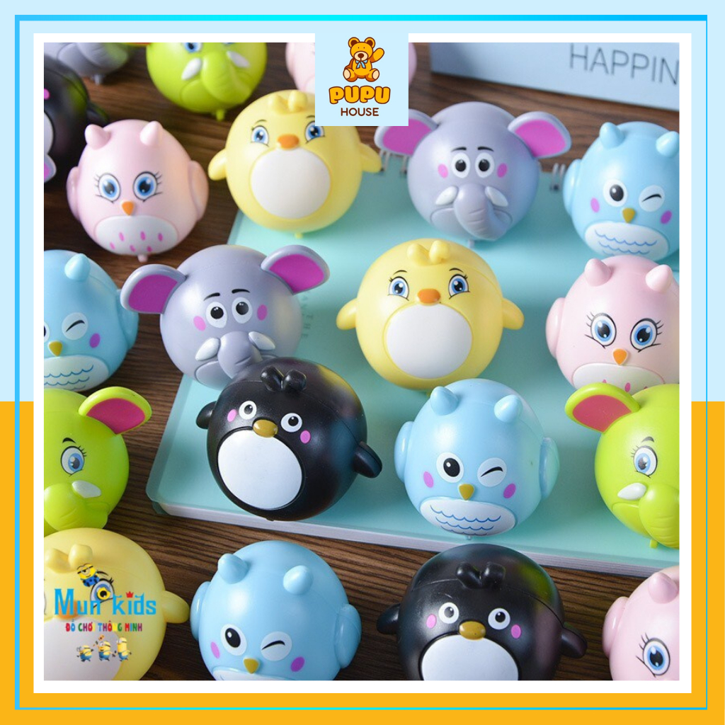 Đồ Chơi Con Vật Mini Chạy Đà Thú Chạy Cót Mini Thú Nhựa Mini Cho Bé -  PUPU HOUSE