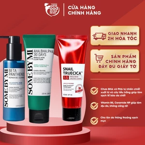 Sữa Rửa Mặt Dịu Nhẹ Sạch Sâu, Ngăn Ngừa Mụn, Kiểm Soát Nhờn Some By Mi AHA-BHA-PHA,Matcha Pore,Green Tea 100ml