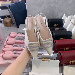( Hàng Sẵn ) Sandal Bích Mũi Quai Hậu QC Fullbox Mềm Êm Xịn Mieo Shoes S359 S360