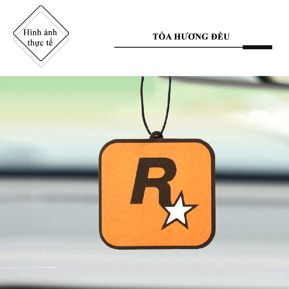 Lá Thơm Treo Xe Ô Tô Varomas Hương Thơm Dịu Nhẹ ST17