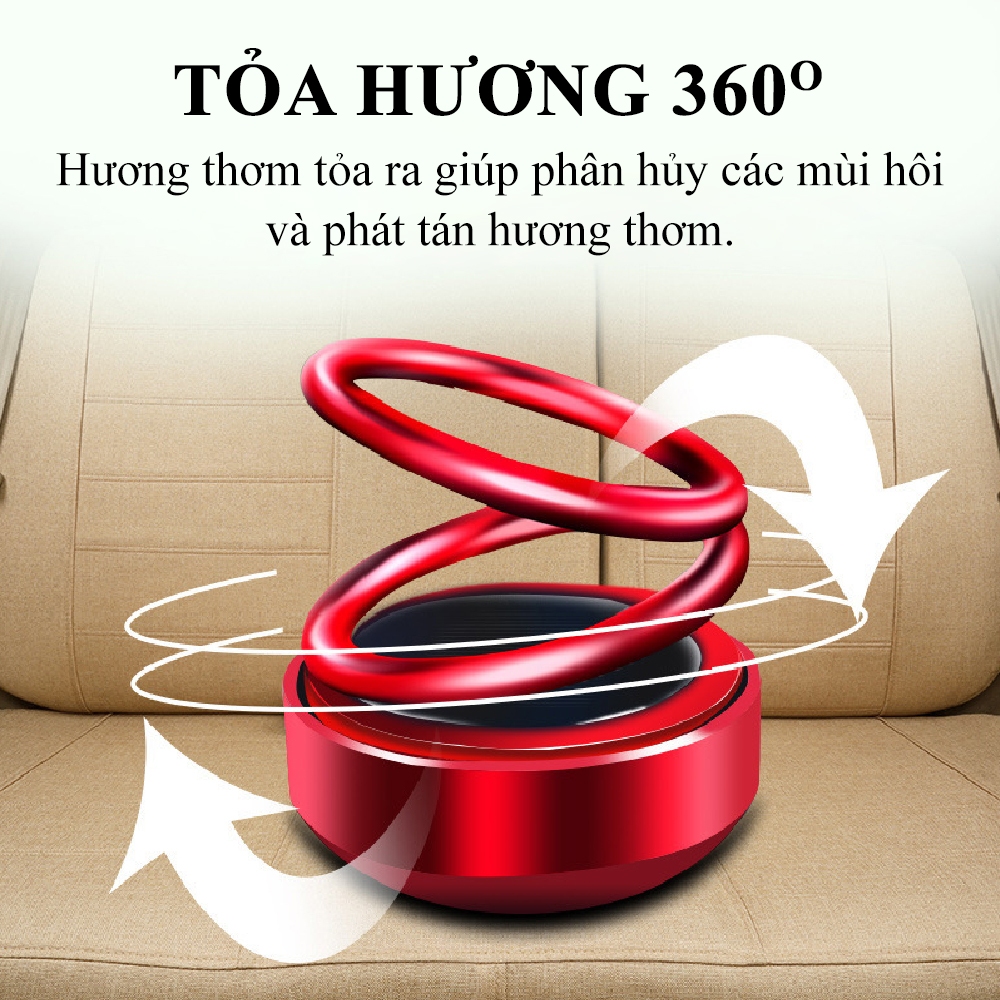 Nước Hoa Ô Tô Năng Lượng Mặt Trời HÌNH ĐỊA CẦU Varomas Sáp Thơm Ô Tô Trang Trí Phụ Kiện Xe Hơi Thông Minh KT78