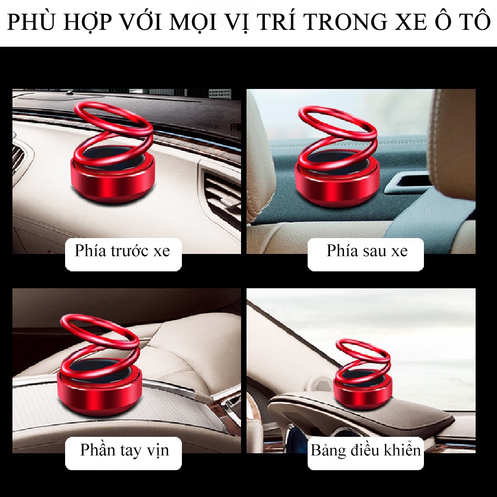 Nước Hoa Ô Tô Năng Lượng Mặt Trời HÌNH ĐỊA CẦU Varomas Sáp Thơm Ô Tô Trang Trí Phụ Kiện Xe Hơi Thông Minh KT78
